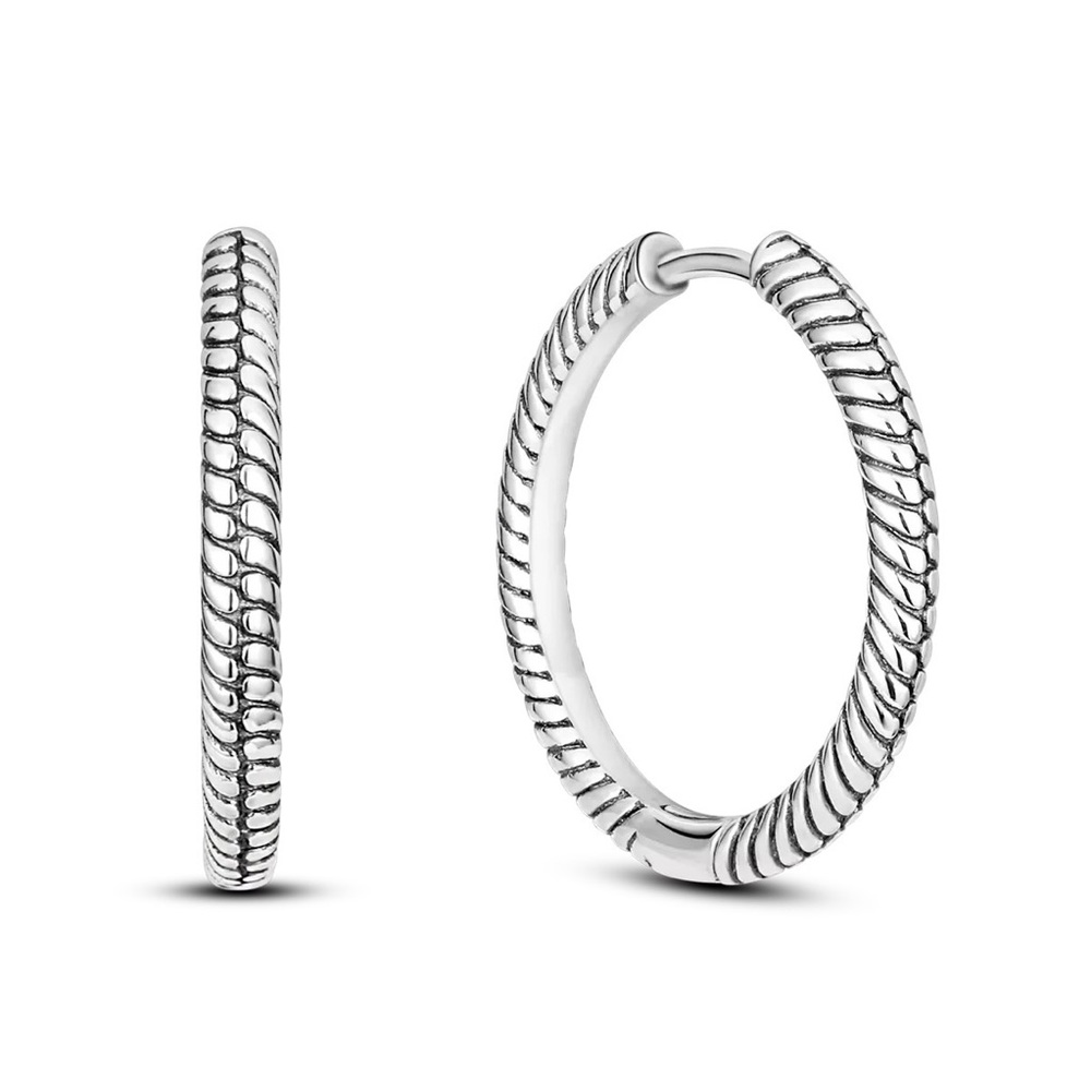 Hoop Earrings 925 Silver